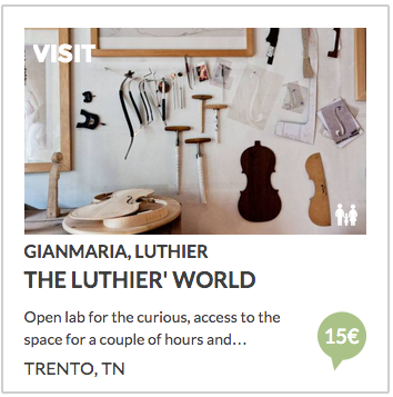 visit violin and cello luthier in trento